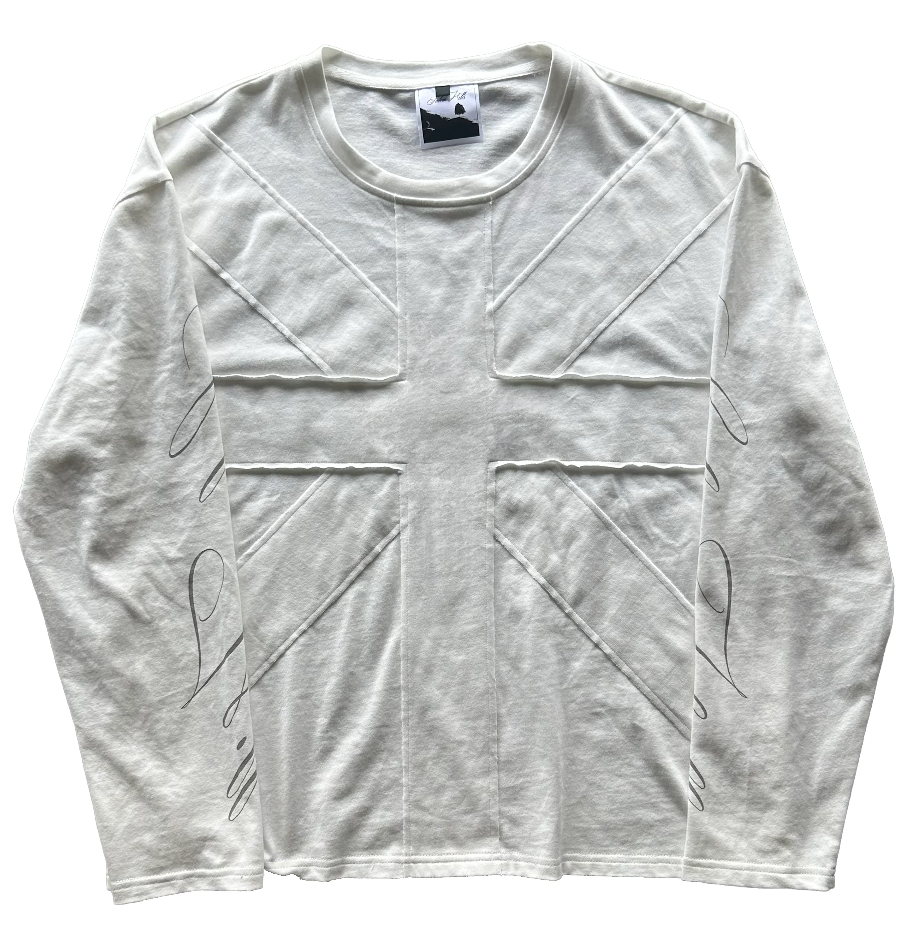 UNION JACK LONGSLEEVE WHITE